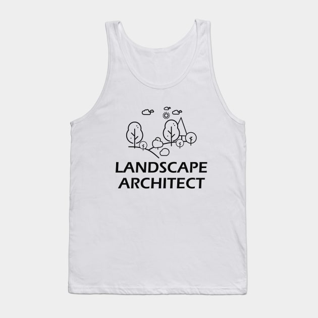 Landscape Architect Tank Top by KC Happy Shop